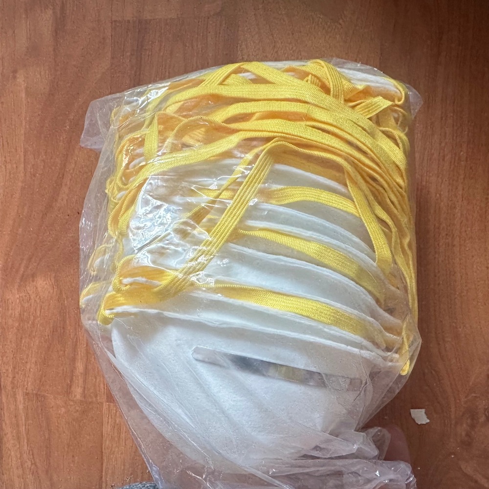 Lot 16 Makrite N95 Respirator Mask White‎ NIOSH 9500-N95 Safety PPE
